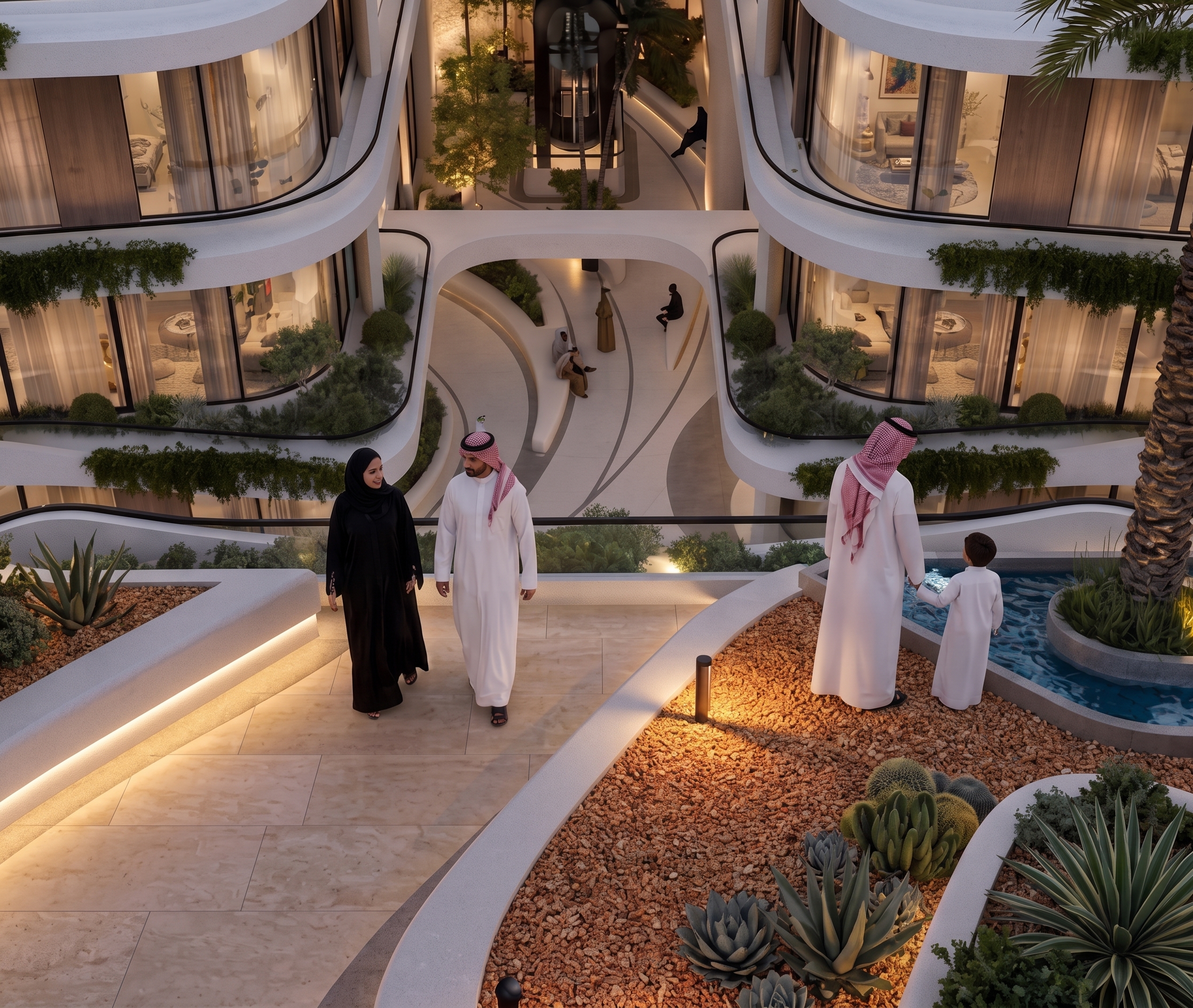Experience luxury in a 4-bedroom roof unit with a private 53 m²rooftop
